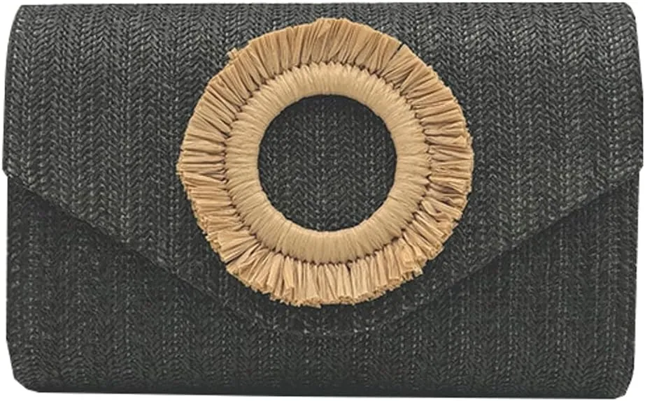Straw Clutch Purse for Women Summer Beach Handmade Bag Evening Clutch Handbags for Formal Party Wedding 2025