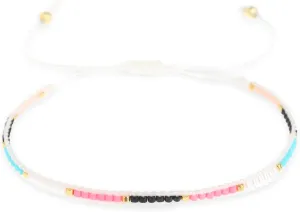 Summer String Braided Beaded Bracelets Anklets Women Men, Boho Handmade Adjustable Beach Waterproof Foot Jewelry Gift