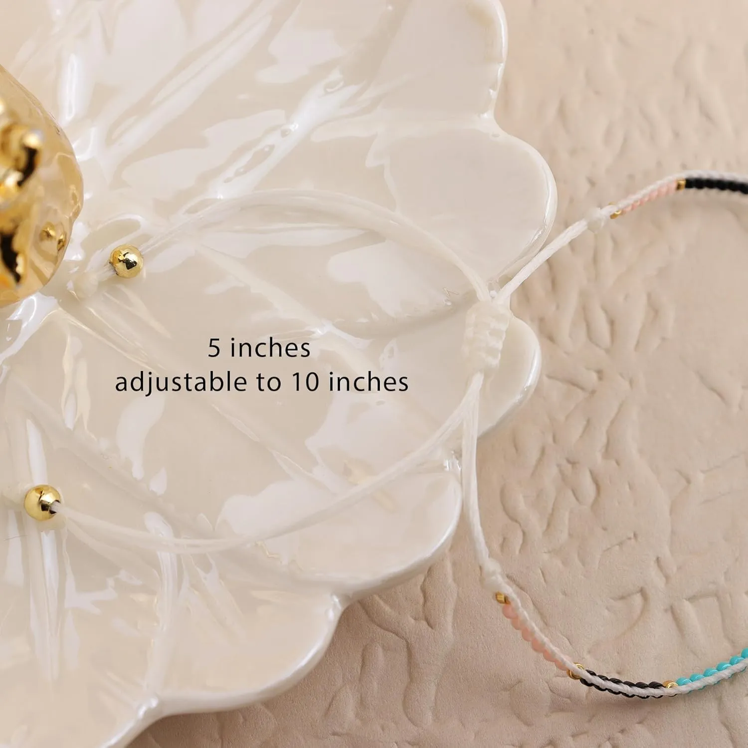 Summer String Braided Beaded Bracelets Anklets Women Men, Boho Handmade Adjustable Beach Waterproof Foot Jewelry Gift