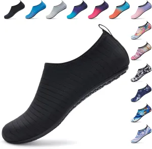 Tanamo Water Shoes for Women Men Quick-Dry Aqua Socks Swim Beach Barefoot Yoga Exercise Wear Sport Accessories Pool Camping Must Haves Adult Youth Size