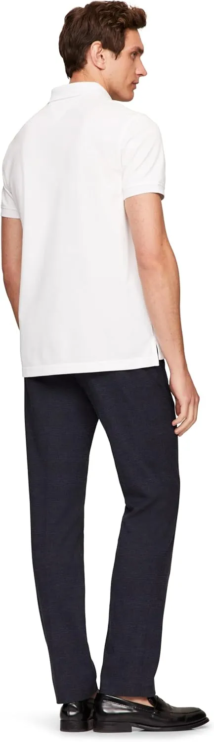 Tommy Hilfiger Men's Short Sleeve Casual Dri Polo Shirts in Regular Fit with Moisture Wicking and Stretch