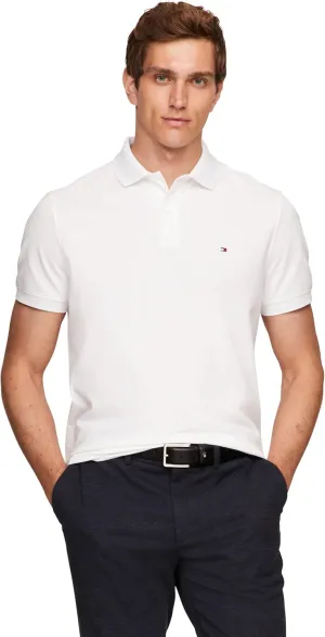 Tommy Hilfiger Men's Short Sleeve Casual Dri Polo Shirts in Regular Fit with Moisture Wicking and Stretch