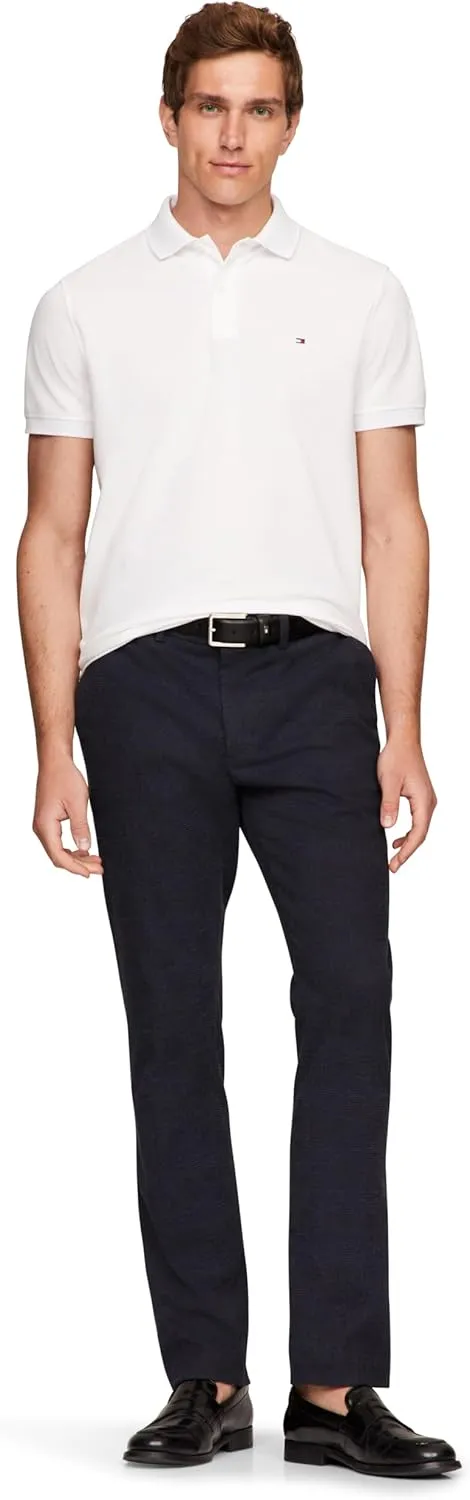 Tommy Hilfiger Men's Short Sleeve Casual Dri Polo Shirts in Regular Fit with Moisture Wicking and Stretch