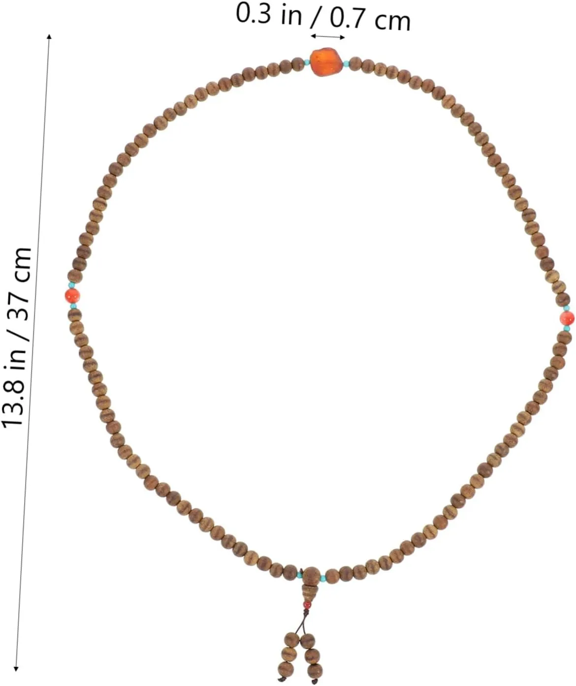 VALICLUD Bracelet Necklace Buddhist Beads Jewelry Bead Jewelry Buddhist Beads Necklace Bead Necklace Buddhist