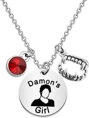 Vam-pire TV Show Inspired Gifts bloodsucker Inspirational Jewelry Halloween Themed Gift Fandom Jewelry