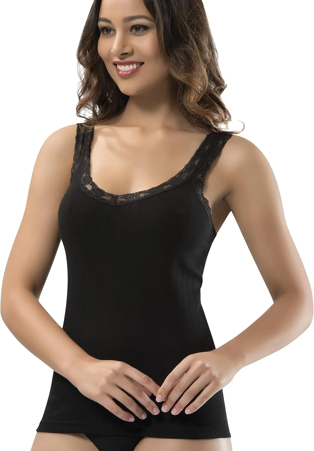 VAVONNE Camisole for Women, All Cotton, Airy Soft Comfy Tank Tops Cami Undershirt