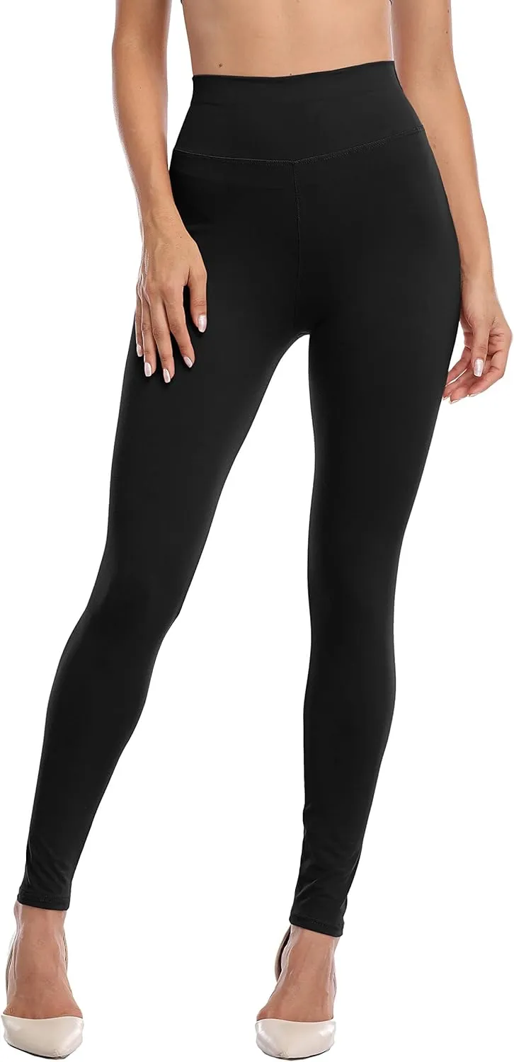 VESHINE Womens High Waisted Leggings Waist Control Yoga Pants Workout Tights Super Soft Trousers
