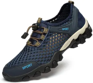 Water Shoes for Men Quick Drying Sneakers Breathable Non-Slip Outdoor Hike Barefoot Shoes for Sport Beach Pool Aqua Swim Surf Hiking Walking Shoes