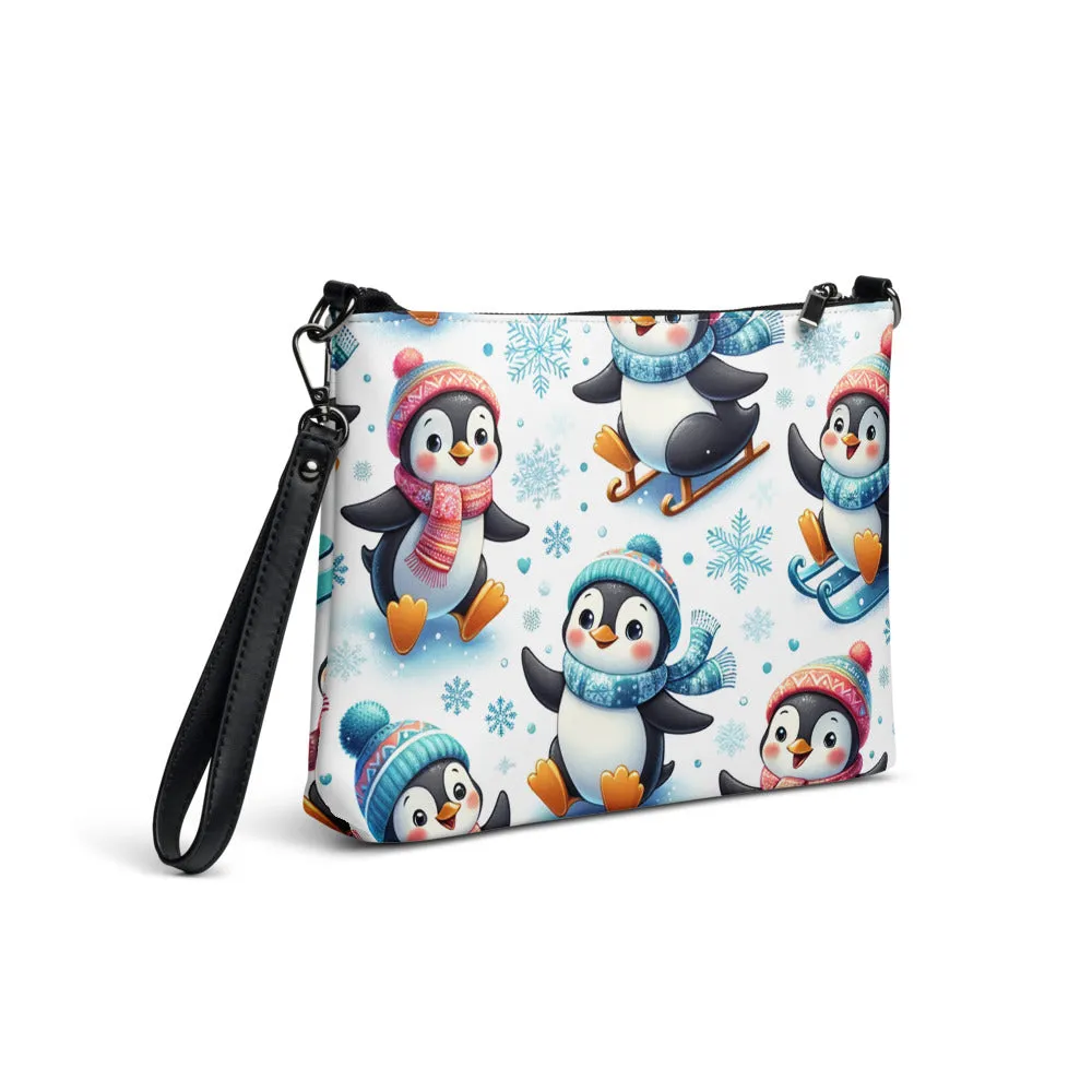 Whimsical Winter Wear Crossbody Bag