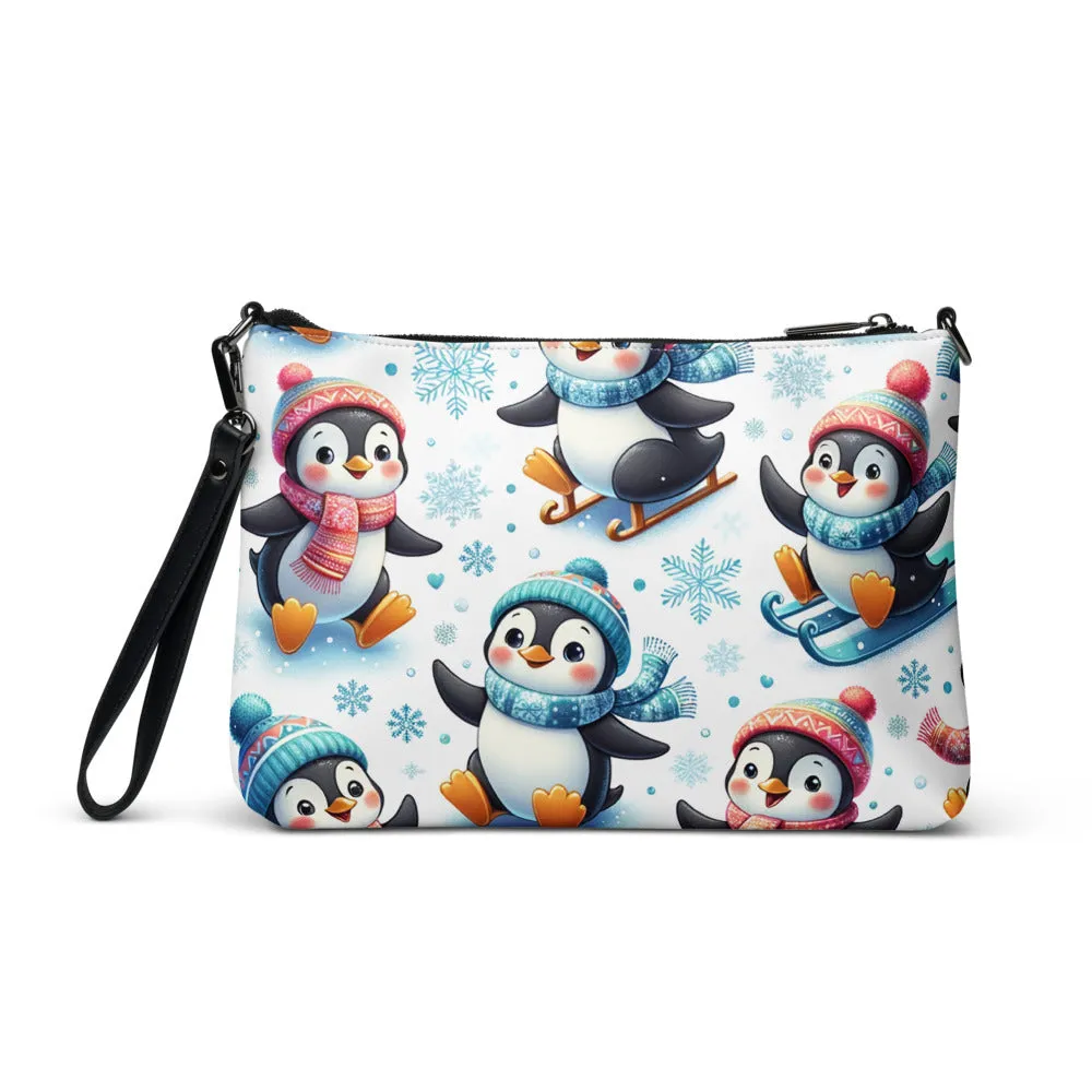 Whimsical Winter Wear Crossbody Bag