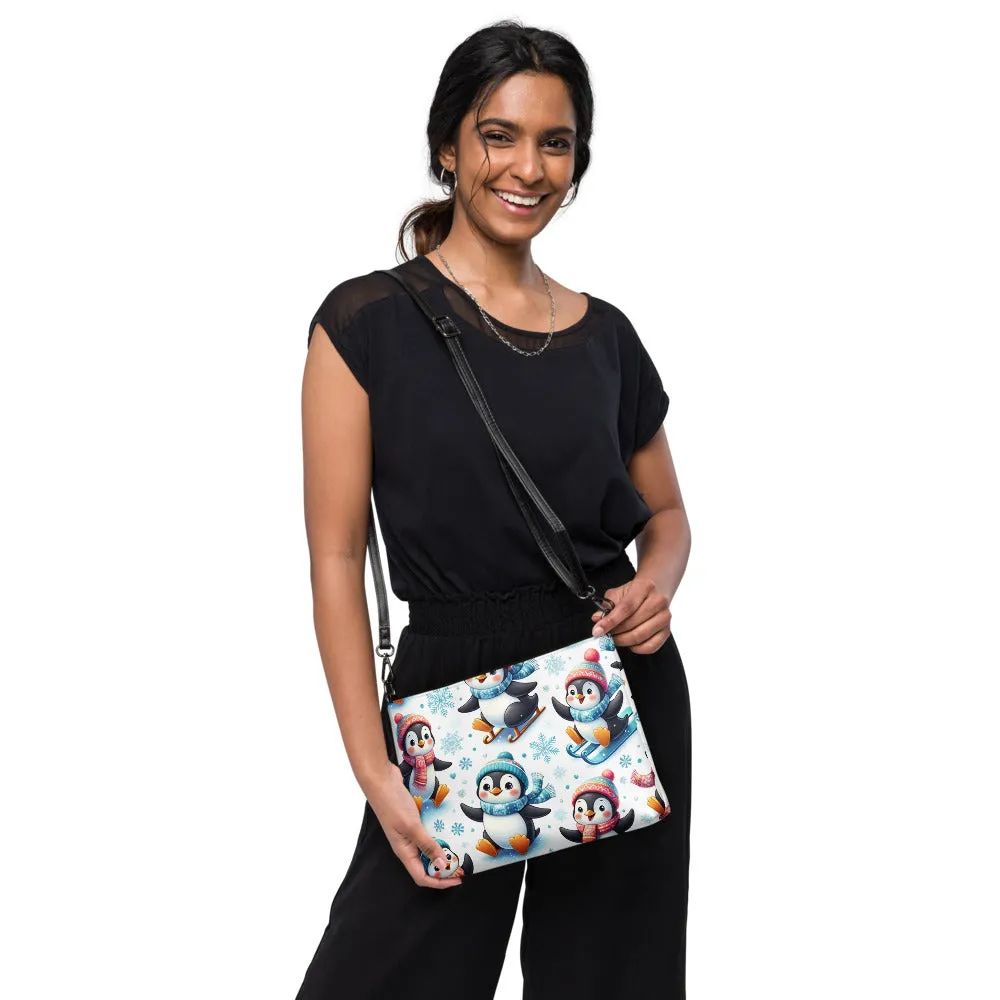 Whimsical Winter Wear Crossbody Bag
