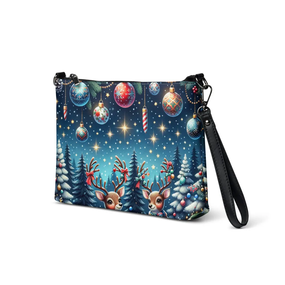 Whimsical Winter Wear Crossbody Bag