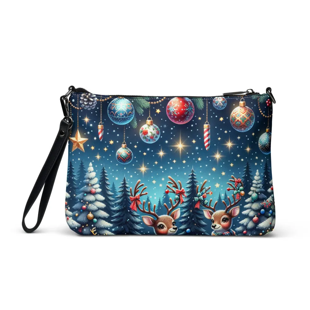Whimsical Winter Wear Crossbody Bag