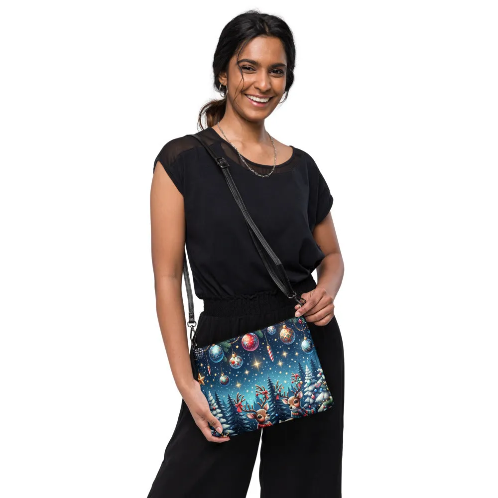 Whimsical Winter Wear Crossbody Bag