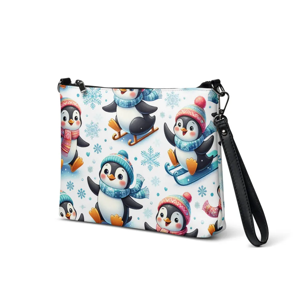 Whimsical Winter Wear Crossbody Bag