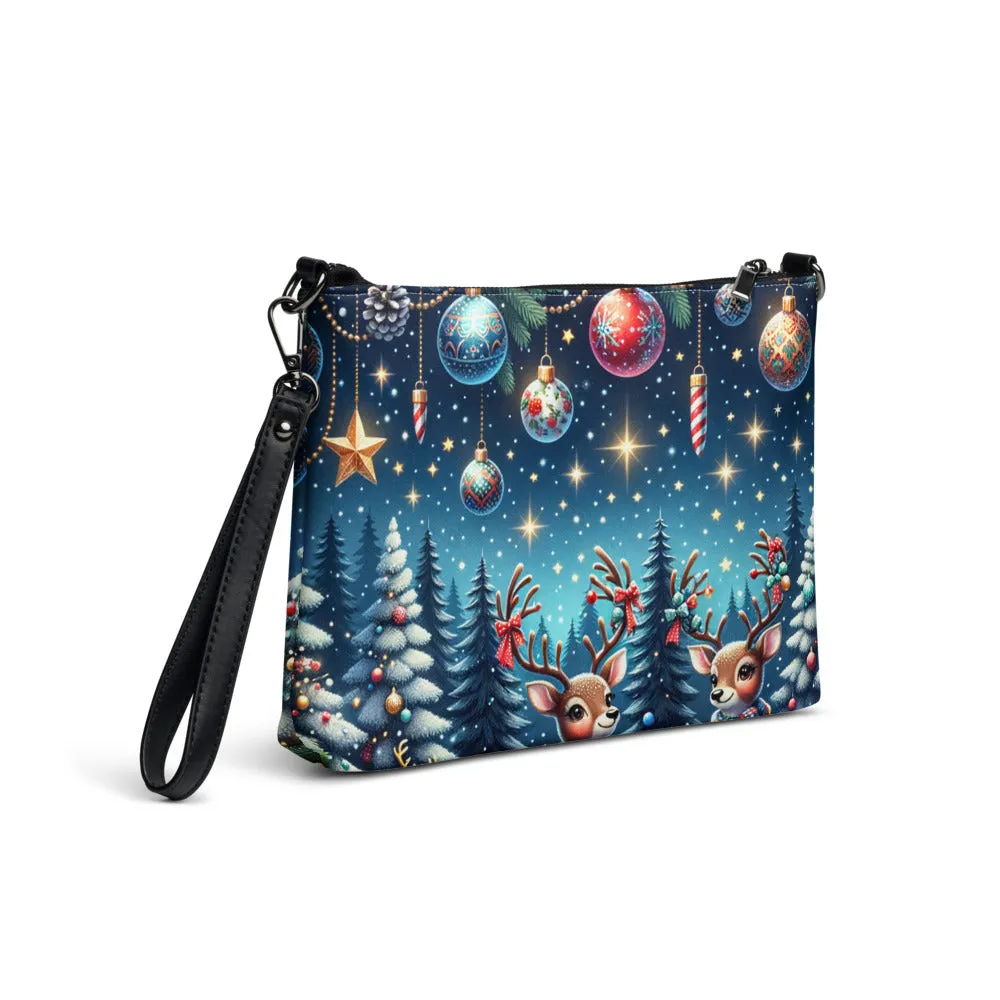 Whimsical Winter Wear Crossbody Bag