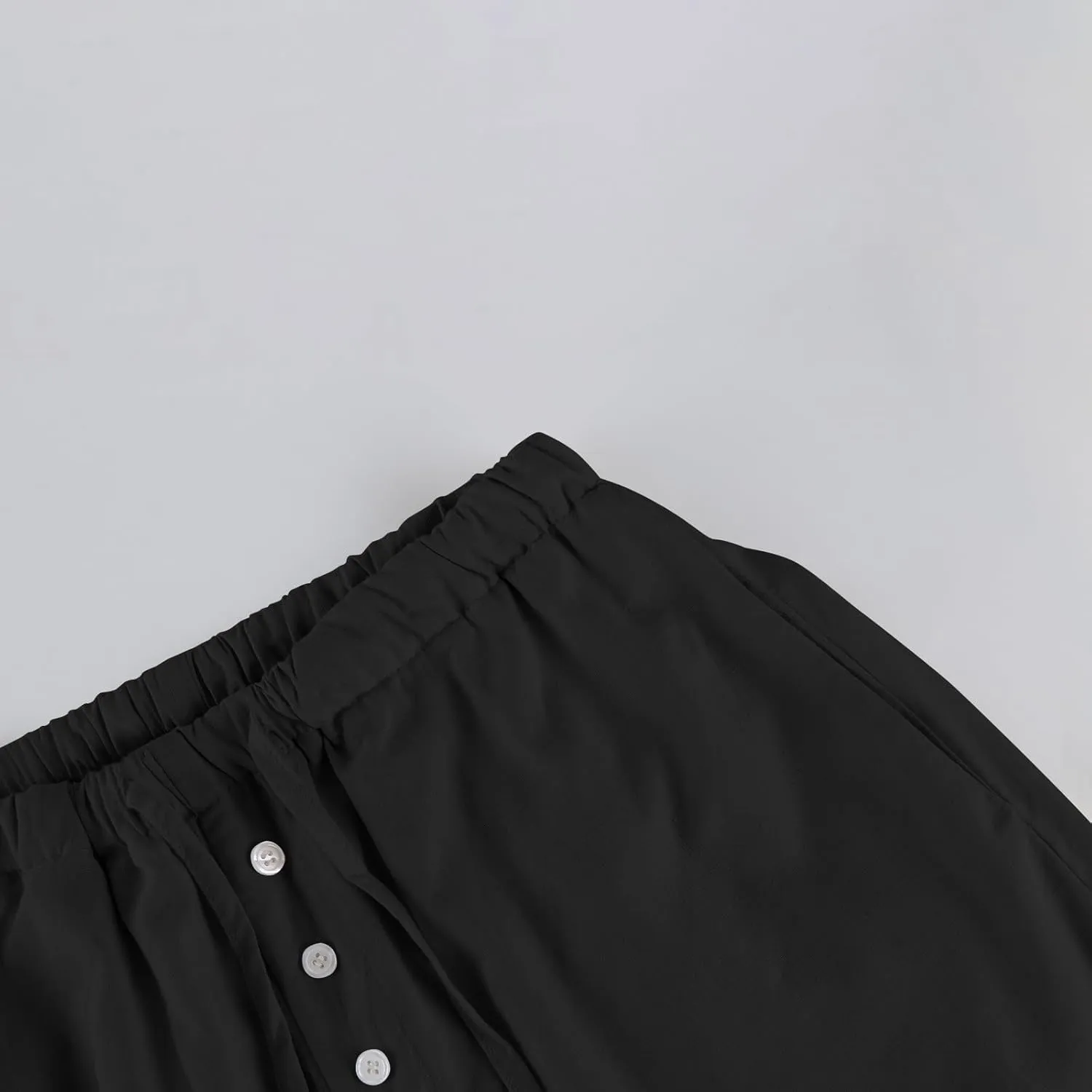 Wide Leg Linen Pants for Women Casual Summer Drawstring Waist Palazzo Pants with Pockets Beach Cover Up Trousers