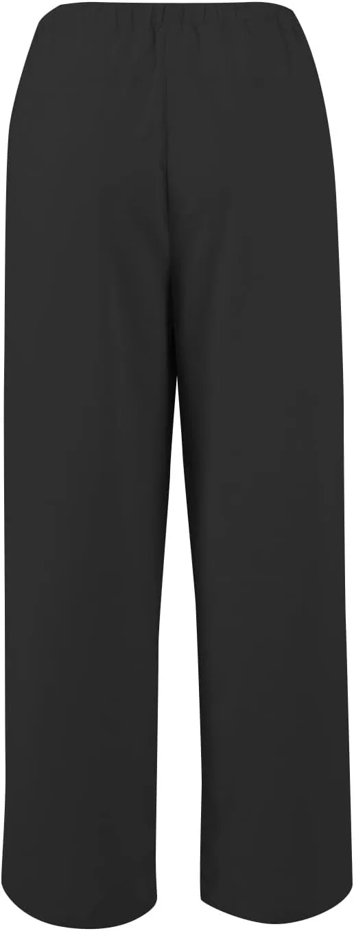 Wide Leg Linen Pants for Women Casual Summer Drawstring Waist Palazzo Pants with Pockets Beach Cover Up Trousers