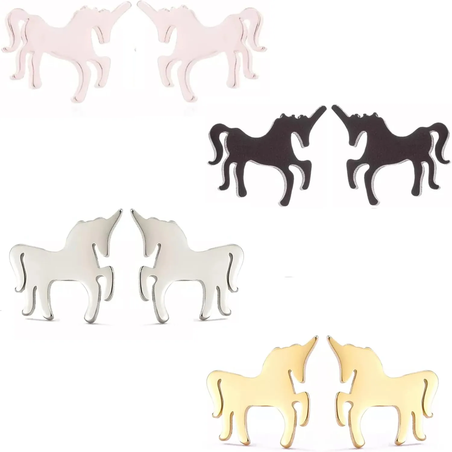 Wolf Earrings for Women - Dragon Jewelry - Dino Jewelry - Duck, Penguin, Flamingo, Dog, Giraffe, Fox