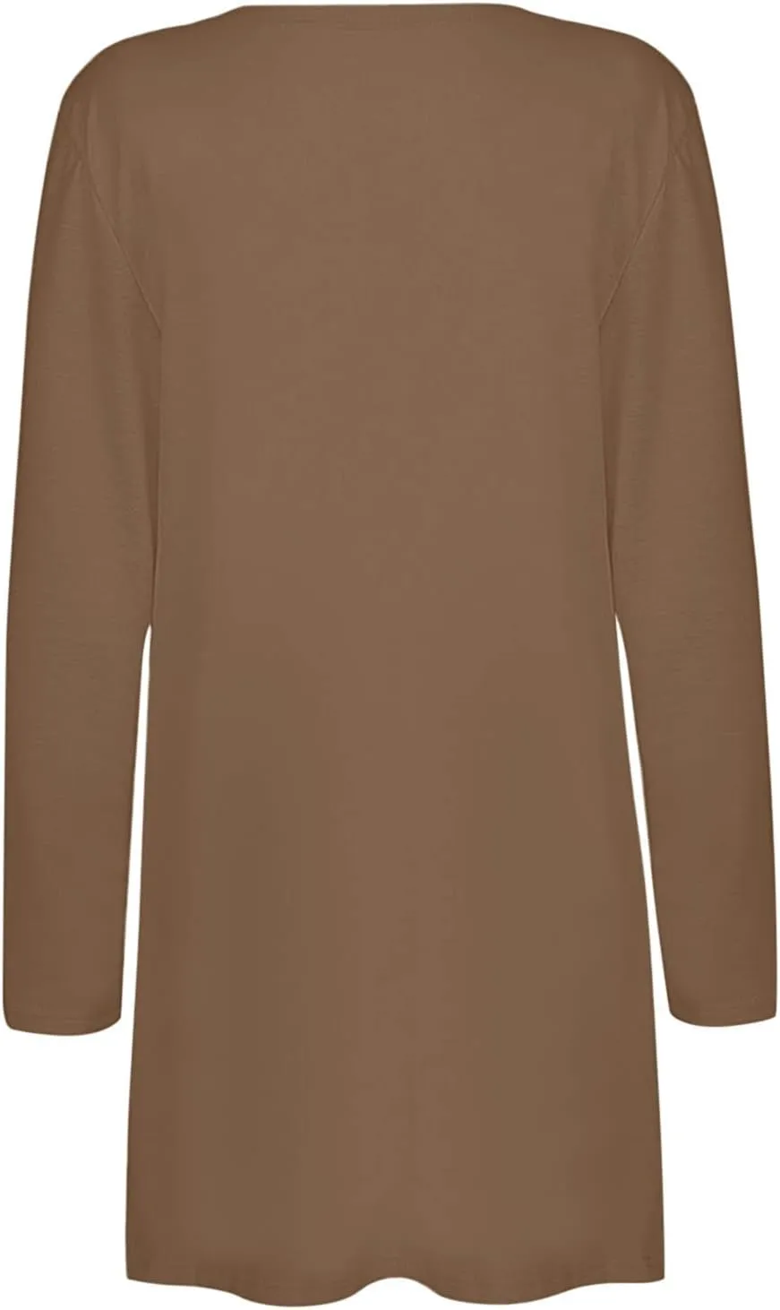 Women's 2023 Long Sleeve Kimono Cardigan Open Front Cozy Sweater Coat Casual Lightweight Outerwear with Pockets