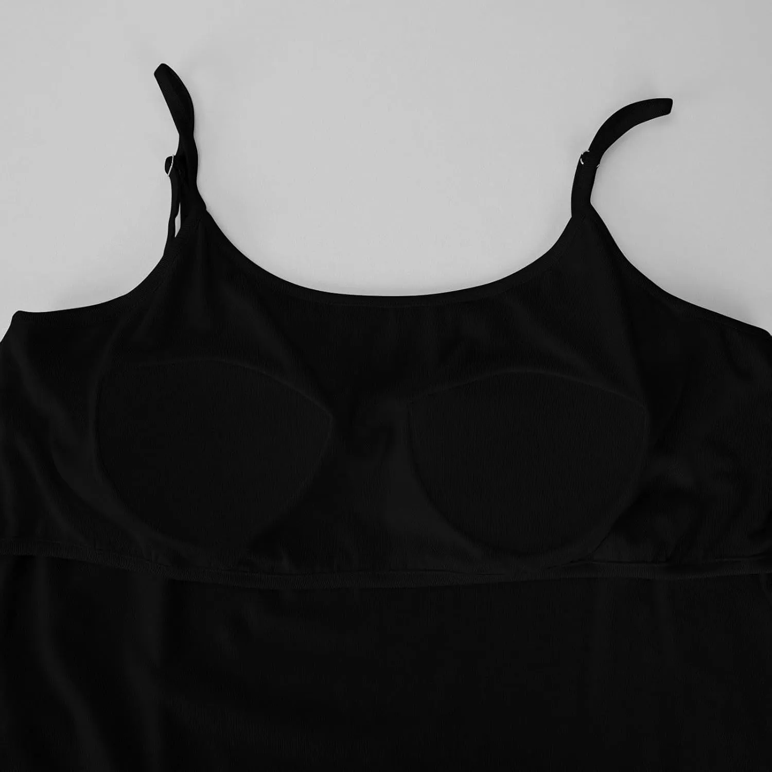 Womens Built in Padded Bra Camisoles Plus Size Spaghetti Strap Tank Tops Summer Workout Crop Top Sexy Slim Cami