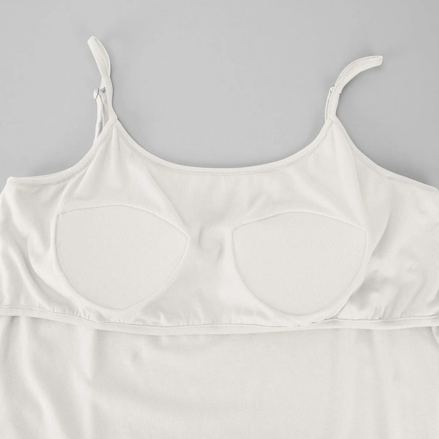 Womens Built in Padded Bra Camisoles Plus Size Spaghetti Strap Tank Tops Summer Workout Crop Top Sexy Slim Cami