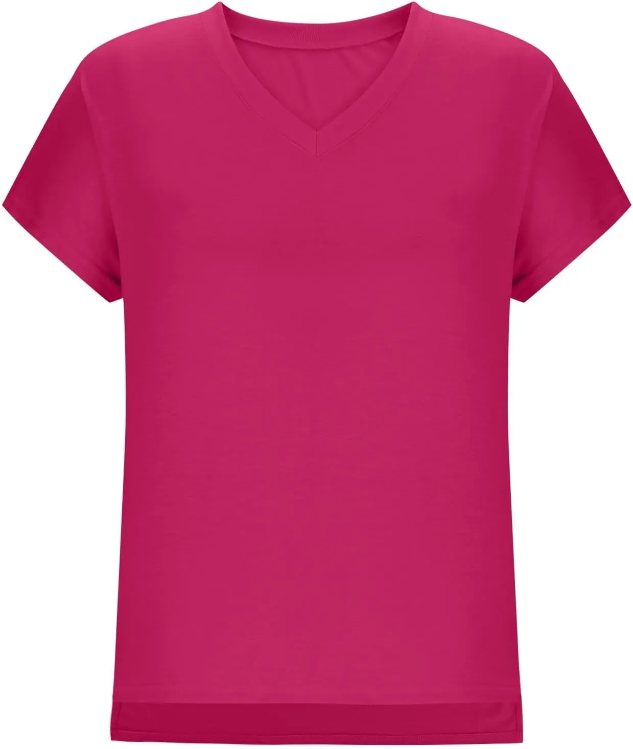 Womens Summer V Neck T Shirts Short Sleeve Basic Tee Tops Dressy Casual Loose Fit Cute Tshirt Trendy Fashion Outfits